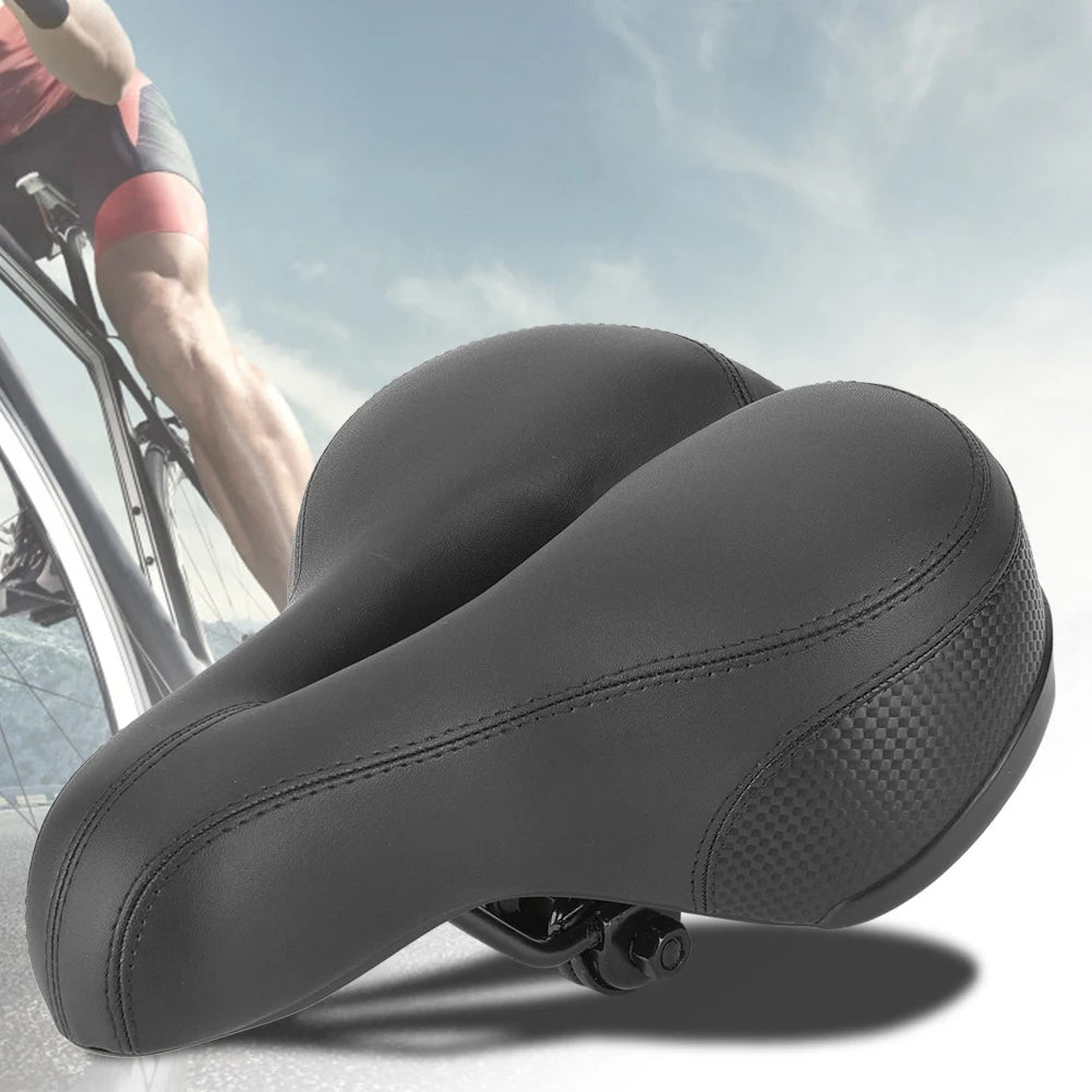 Ergonomischer Reflektierender Komfort Fahrradsattel mit Stoßdämpfung für E-Bike & City Bike