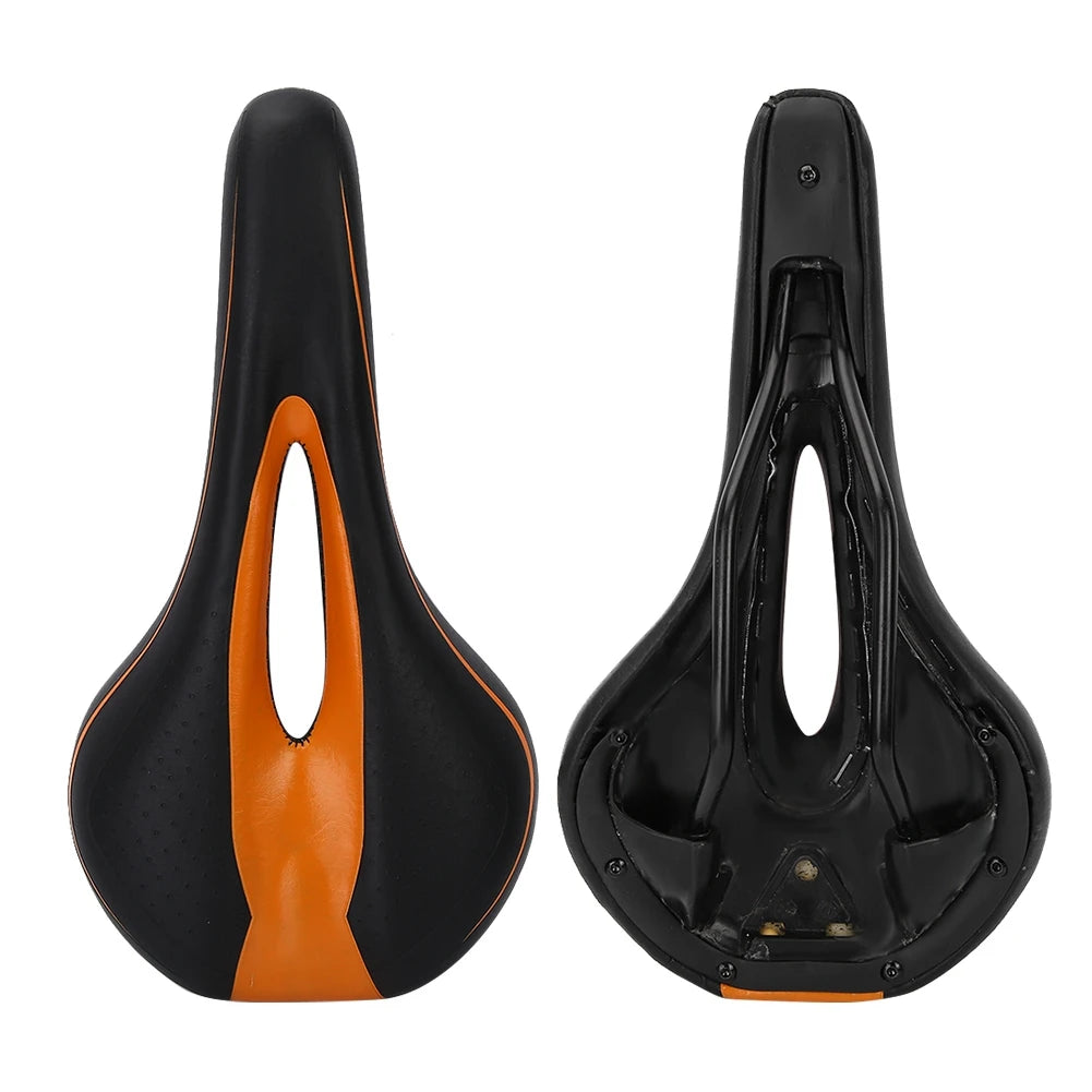 Ergonomischer Stoßfester PU Fahrradsattel mit Komfort Polsterung für E-Bike, Mountainbike & City Bike