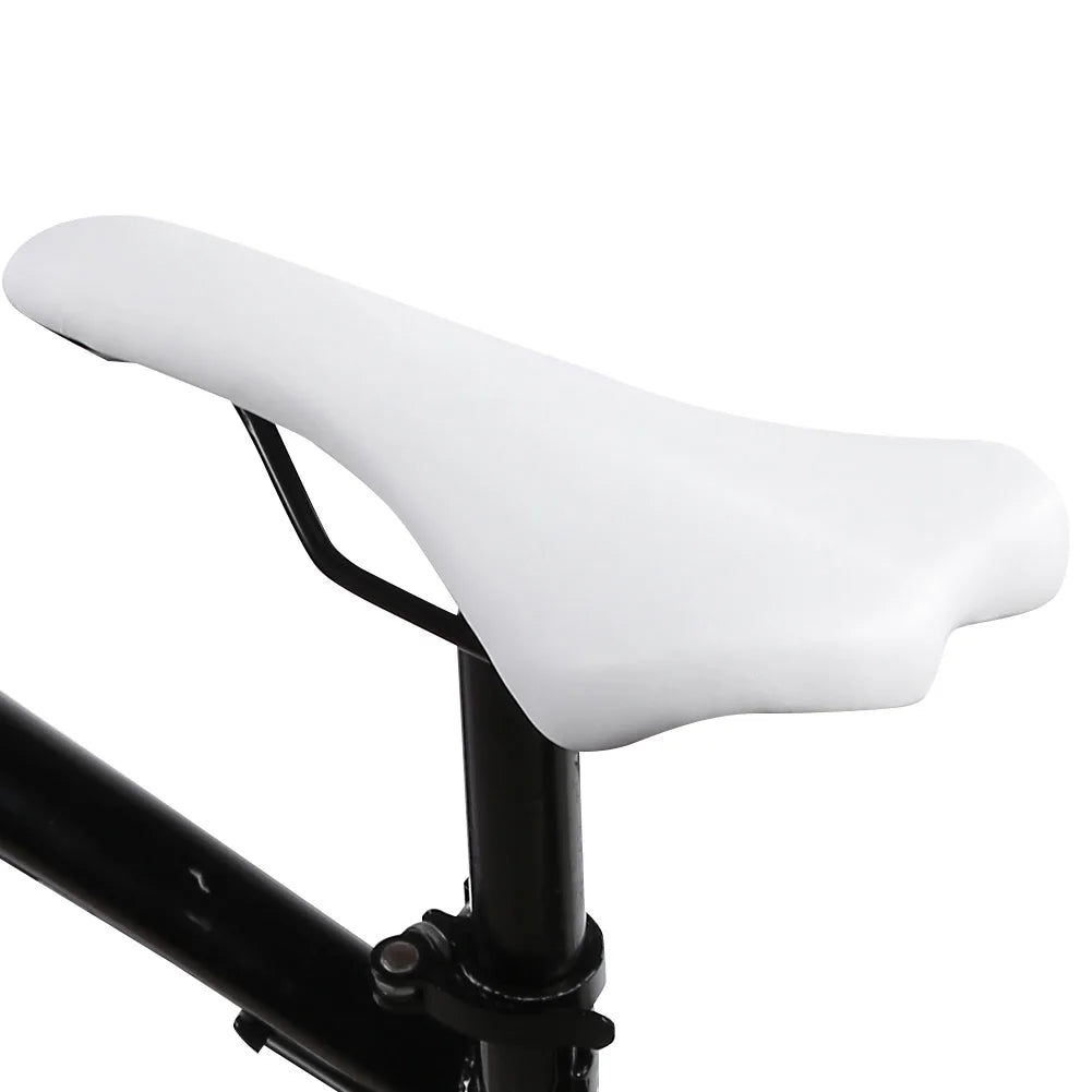 Atmungsaktiver PU Leder Komfort Fahrradsattel mit Weicher Polsterung für E-Bike, Mountainbike & City Bike