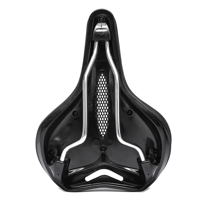 Atmungsaktiver Stoßdämpfender Komfort Fahrradsattel mit Ergonomischer Polsterung für E-Bike, Mountainbike & City Bike