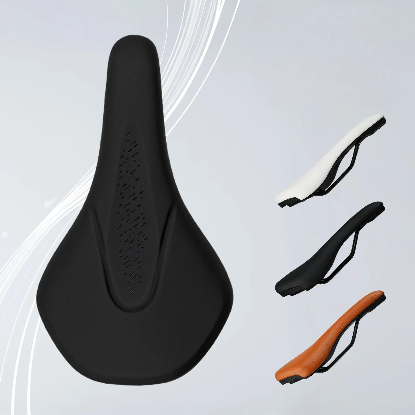 Weicher Gel Komfort Fahrradsattel mit Ergonomischer Polsterung für E-Bike, Mountainbike & City Bike