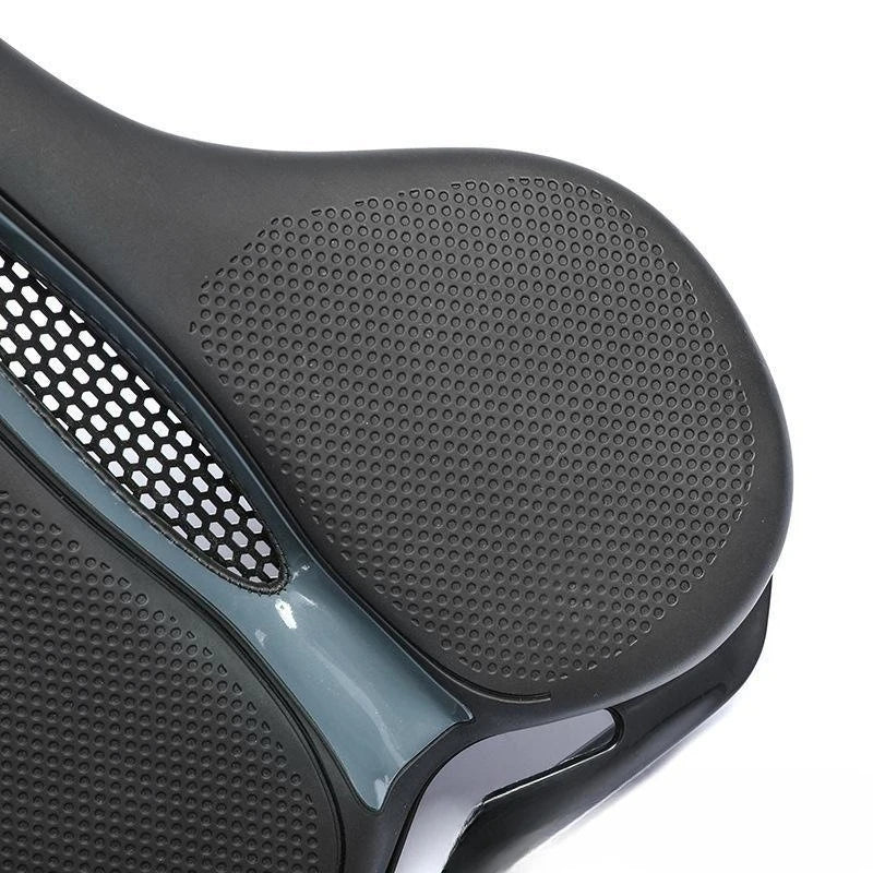 Atmungsaktiver Stoßdämpfender Komfort Fahrradsattel mit Ergonomischer Polsterung für E-Bike, Mountainbike & City Bike