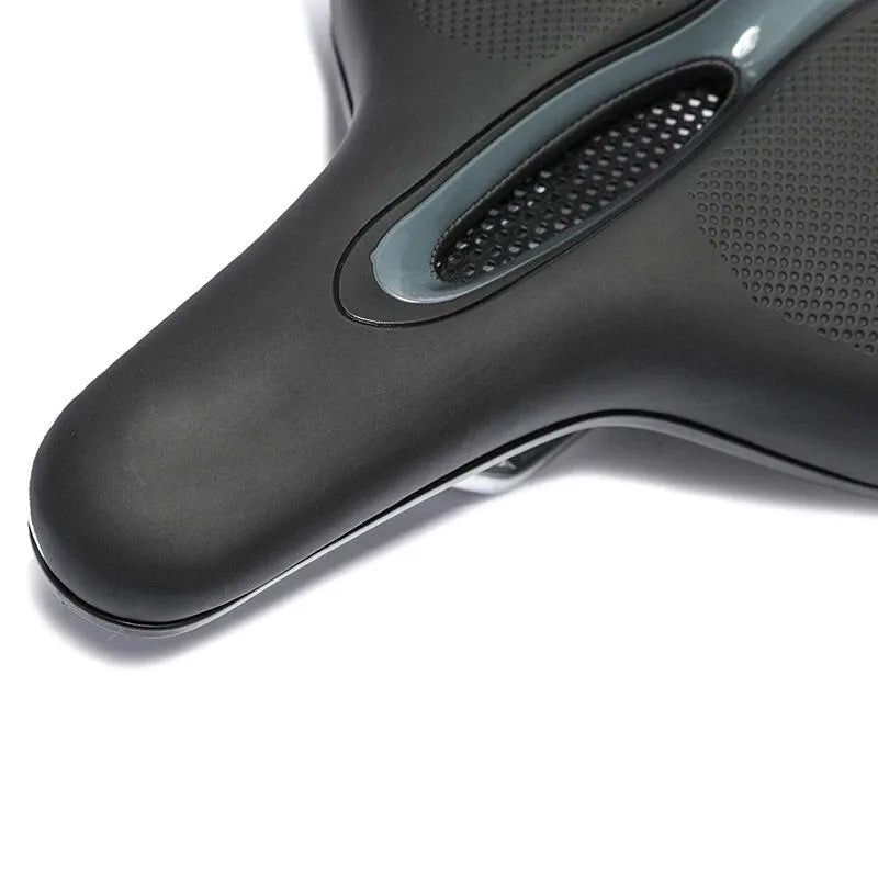 Atmungsaktiver Stoßdämpfender Komfort Fahrradsattel mit Ergonomischer Polsterung für E-Bike, Mountainbike & City Bike