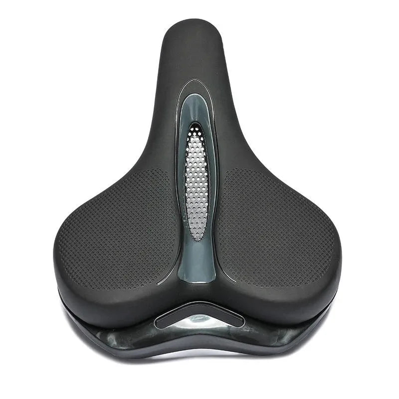 Atmungsaktiver Stoßdämpfender Komfort Fahrradsattel mit Ergonomischer Polsterung für E-Bike, Mountainbike & City Bike